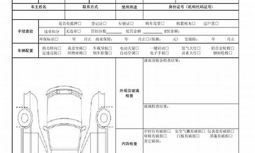 二手车鉴定评估表结构特点,二手车鉴定评估报告附件内容主要包括